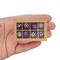 Miniature Purple Ornaments with Box, Dollhouse Christmas Baubles, Adorabilities